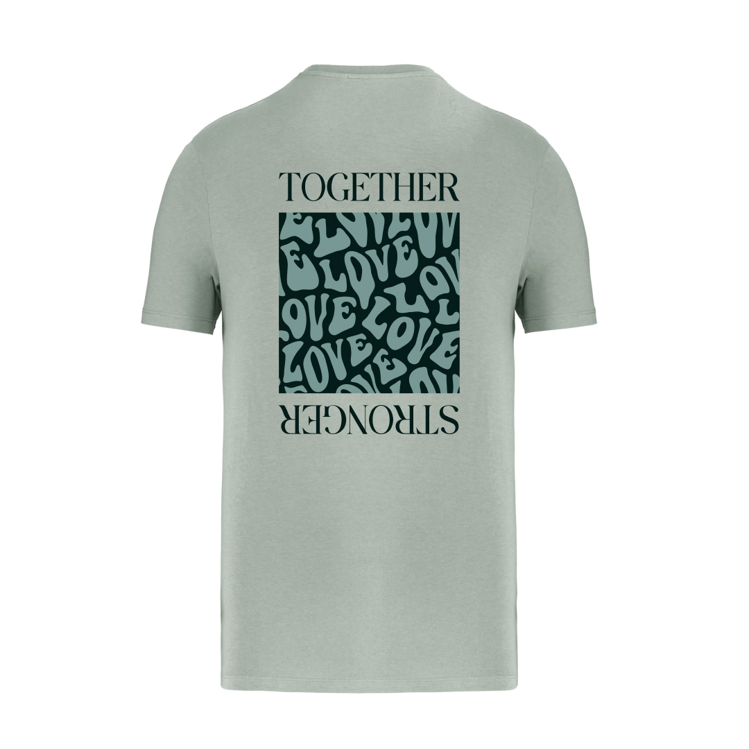 T-shirt Together Stronger Love en coton bio – Image 13