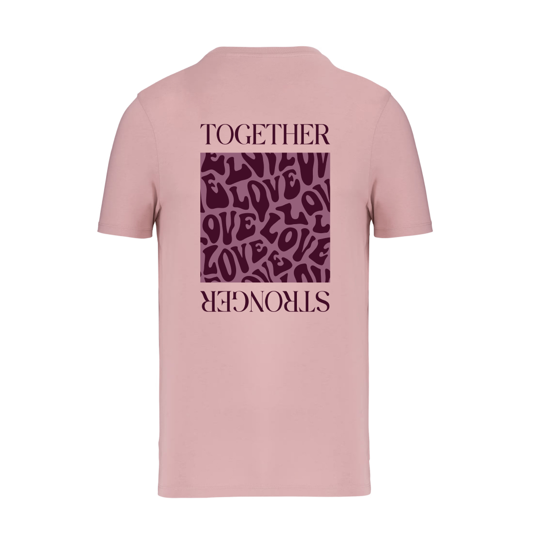 T-shirt Together Stronger Love en coton bio – Image 10