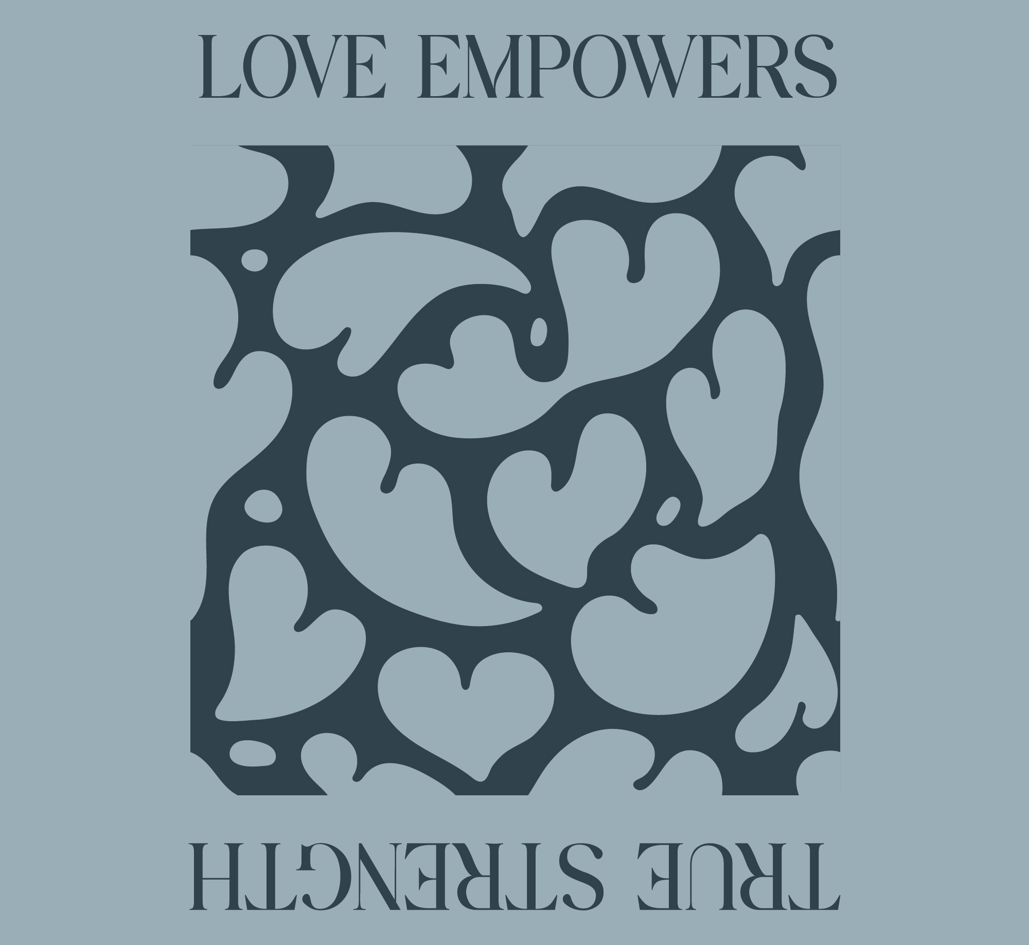 Sweatshirt Love empowers true strength – Image 10